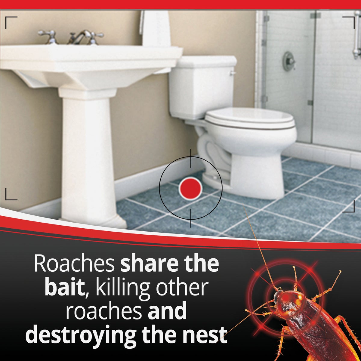 Combat Source Kill 0.42 Oz. Solid Small Roach Bait Station (12-Pack) Image 6