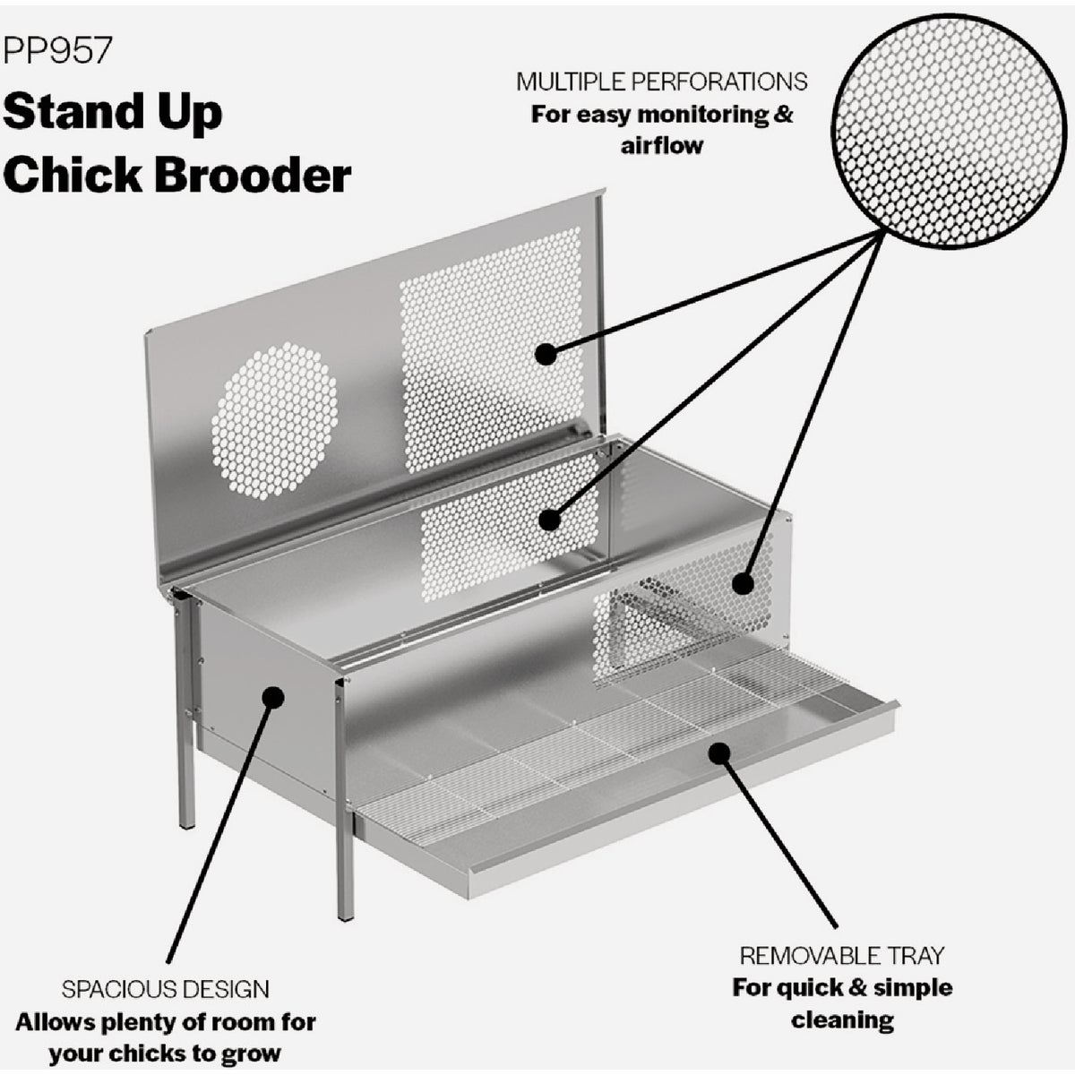 Stromberg's Stand Up Chick Brooder Image 2