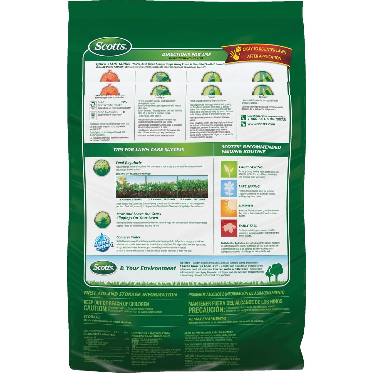 Scotts Turf Builder 15,000 Sq. Ft. Southern Lawn Food Image 8