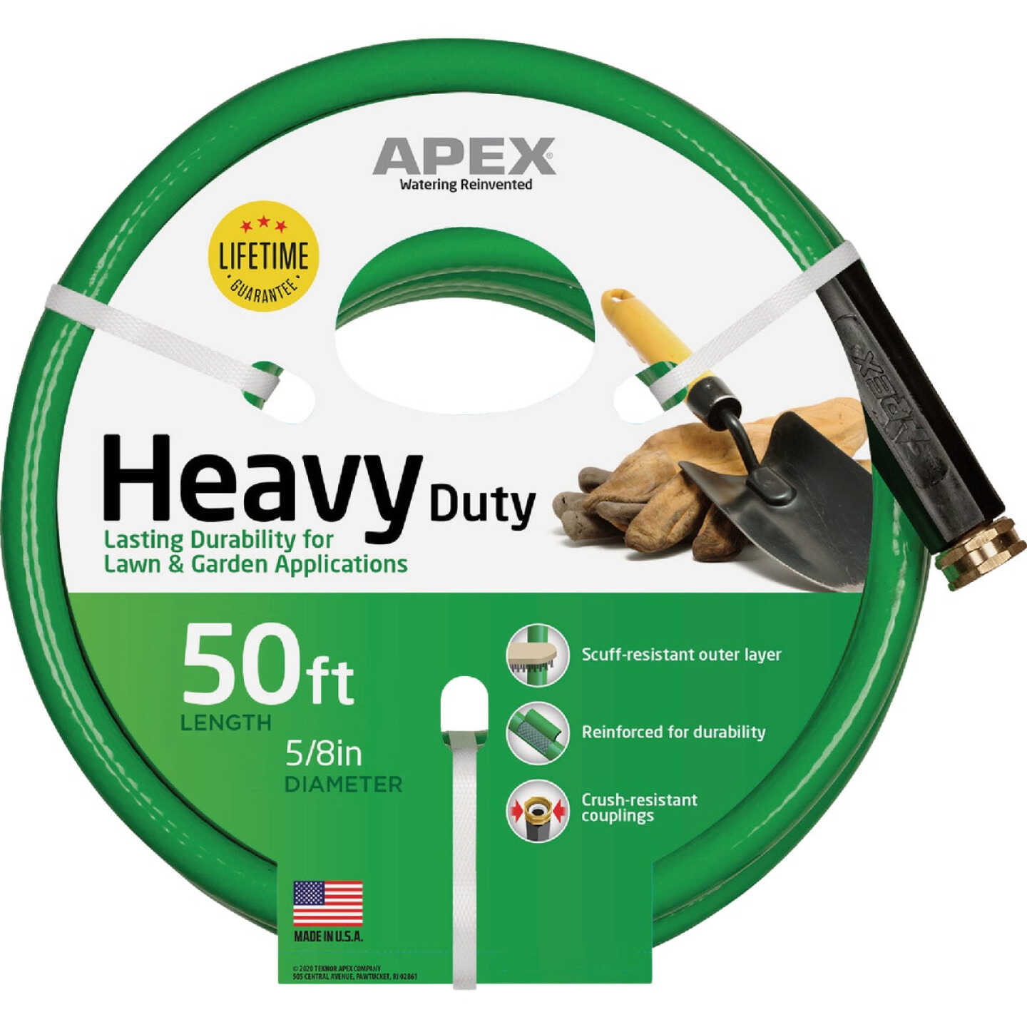 Apex 5/8 In. Dia. x 50 Ft. Heavy Duty Garden Hose Image 1