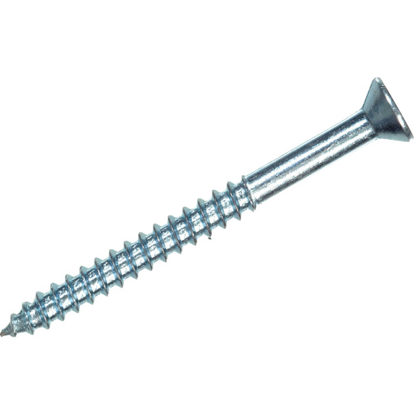 Hillman #10 x 2 In. Phillips Flat Head Zinc Chromate Wood Screw (6-Count) Image 1