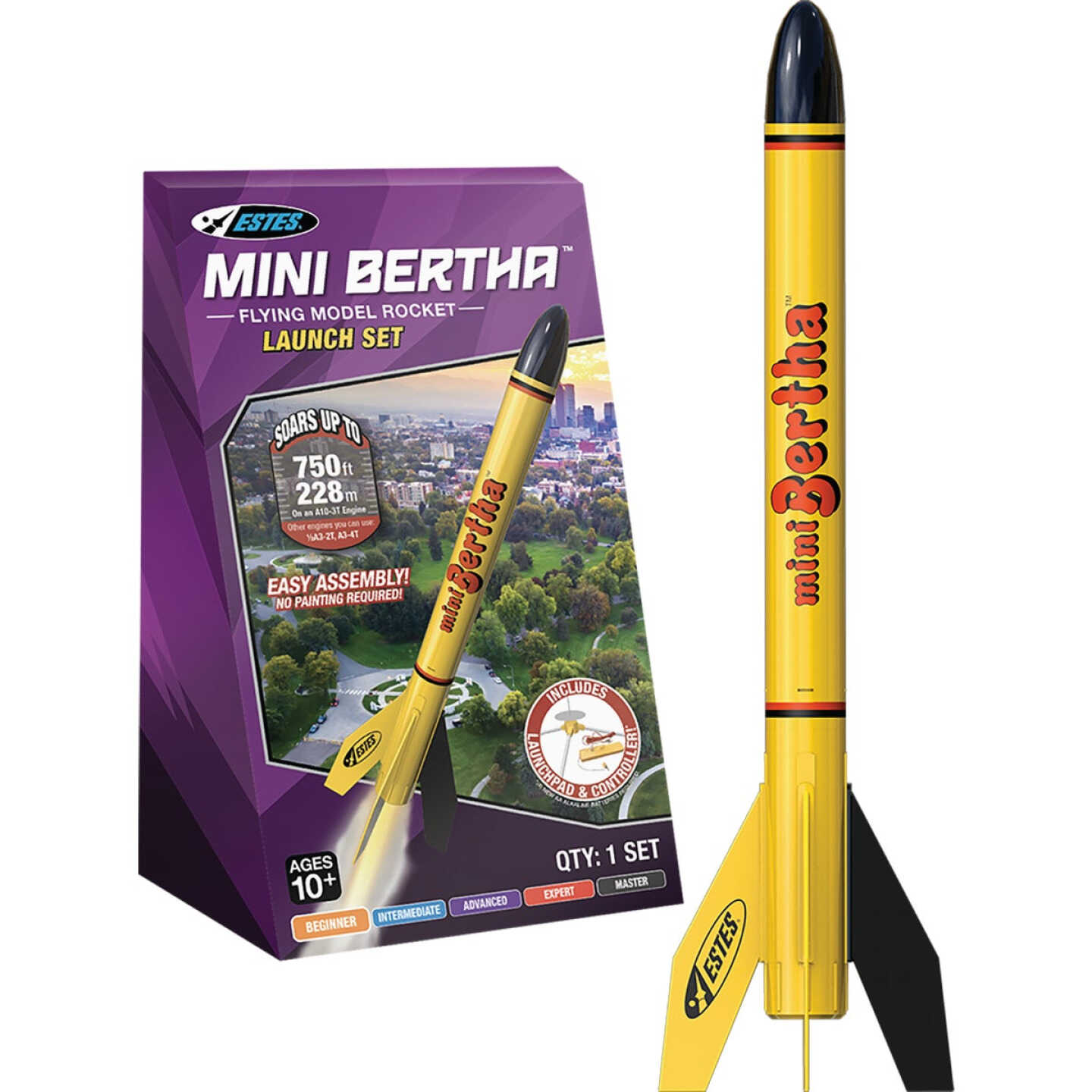 Estes Industries Mini Bertha Rocket Launch Set Image 1