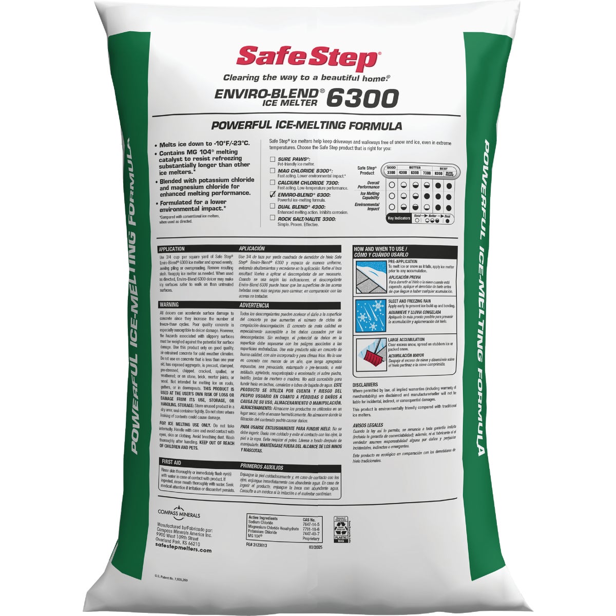 Safe Step Enviro-Blend 6300 50 Lb. Ice Melt Pellets Image 3