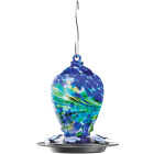 Nature's Way Artisan Gravity Glass Hummingbird Feeder Image 1