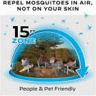 Thermacell Patio Shield 12 Hr. Graphite Black Mosquito Repeller Image 3