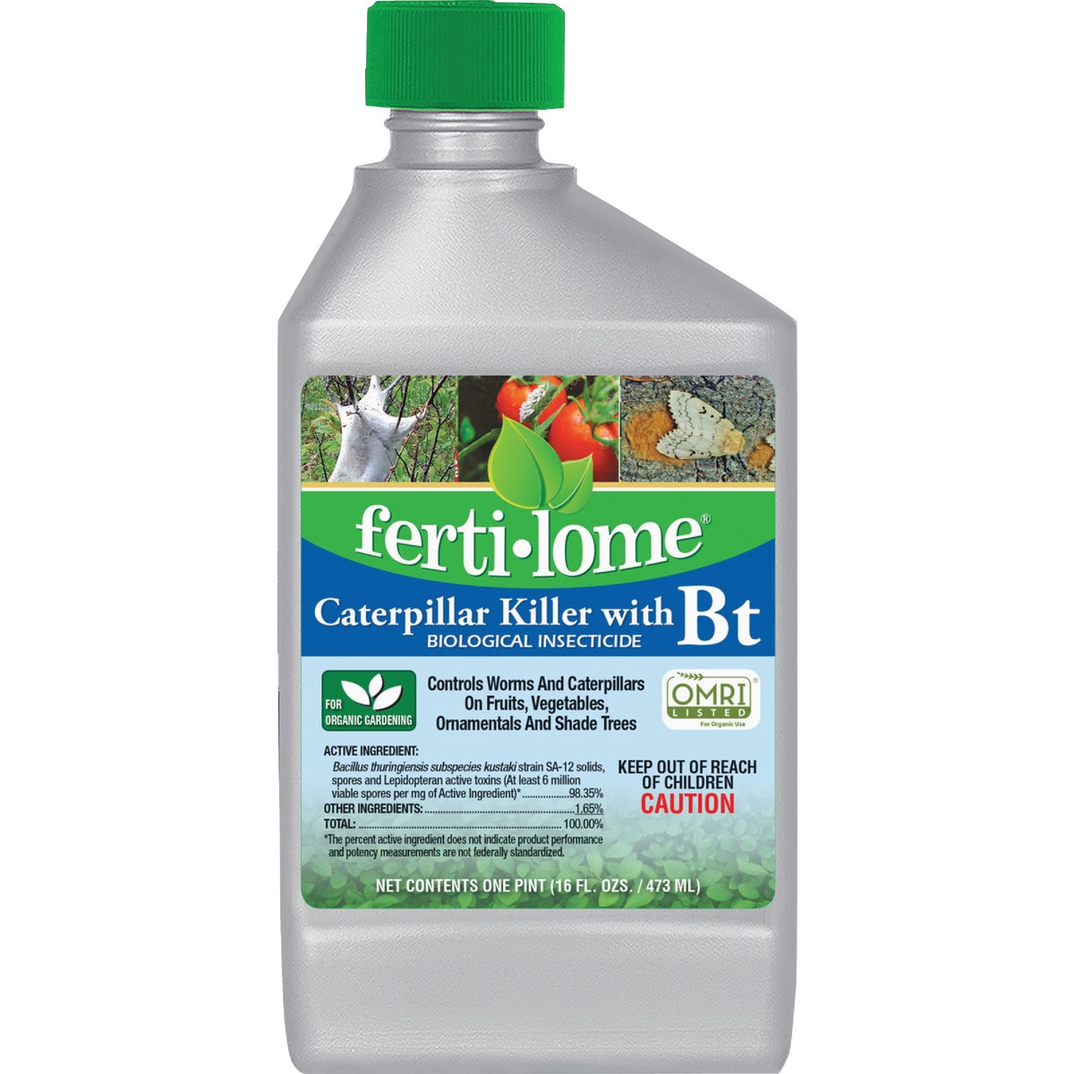 Ferti-lome 16 Oz. Concentrate Caterpillar Killer with Bt Image 1