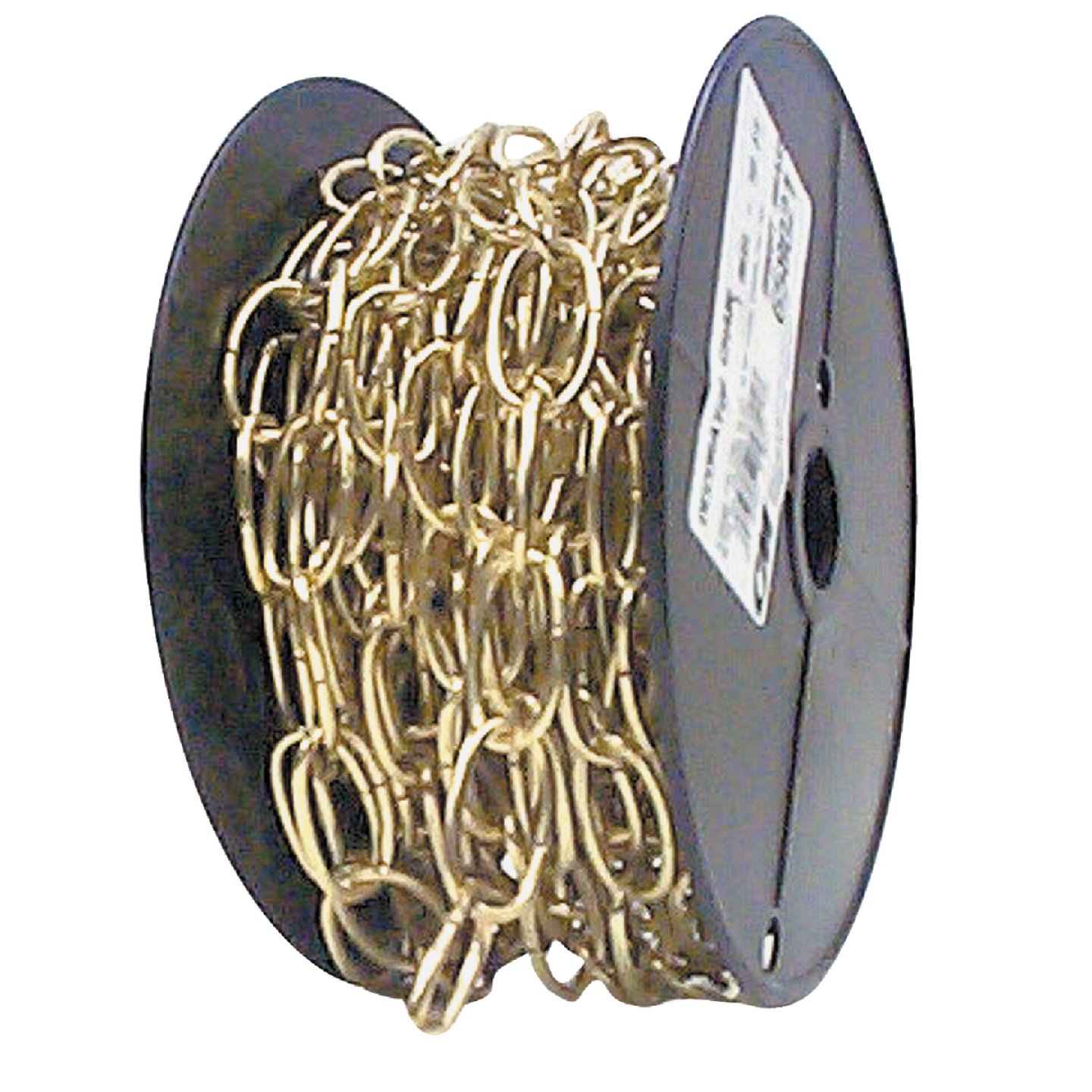 Campbell #10 60 Ft. Brass Finished Metal Craft Chain Image 1