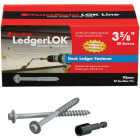 FastenMaster LedgerLok 0.305 In. x 3-5/8 In. Coarse Steel Hex-Head Ledger Board Fasteners (50 Ct. Box) Image 1