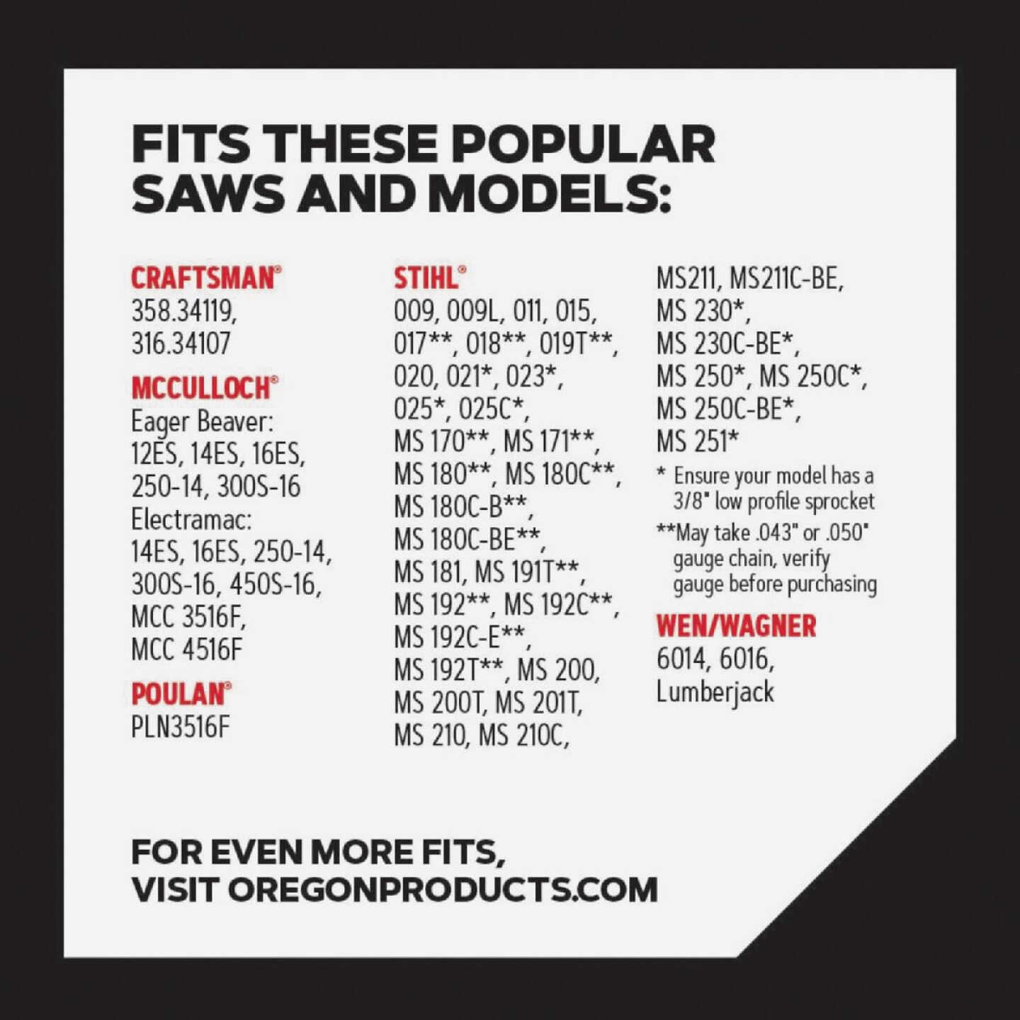 Oregon S55 AdvanceCut Chainsaw Chain for 16-Inch Bar -55 Drive Links fits McCulloch, Stihl, Wagner and more Image 6