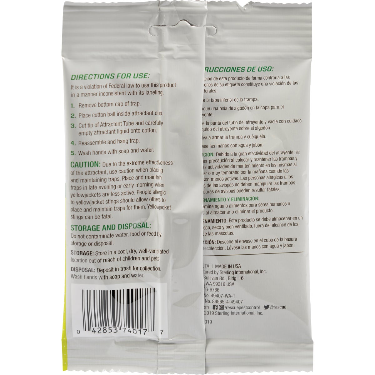 Rescue Liquid Outdoor Yellow Jacket Bait (2-Pack) Image 4