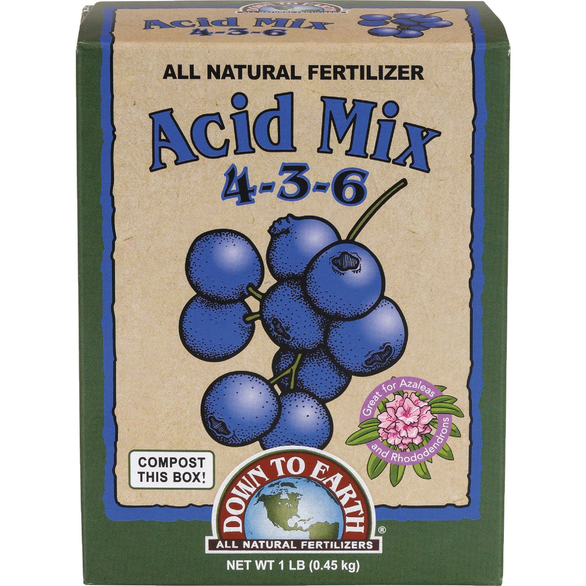Down To Earth 5 Lb. 4-3-6 Acid Mix