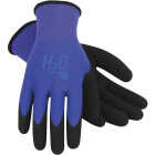 Mud H2O Women's Medium Latex Coated Polyester Cobalt Blue Garden Glove Image 1