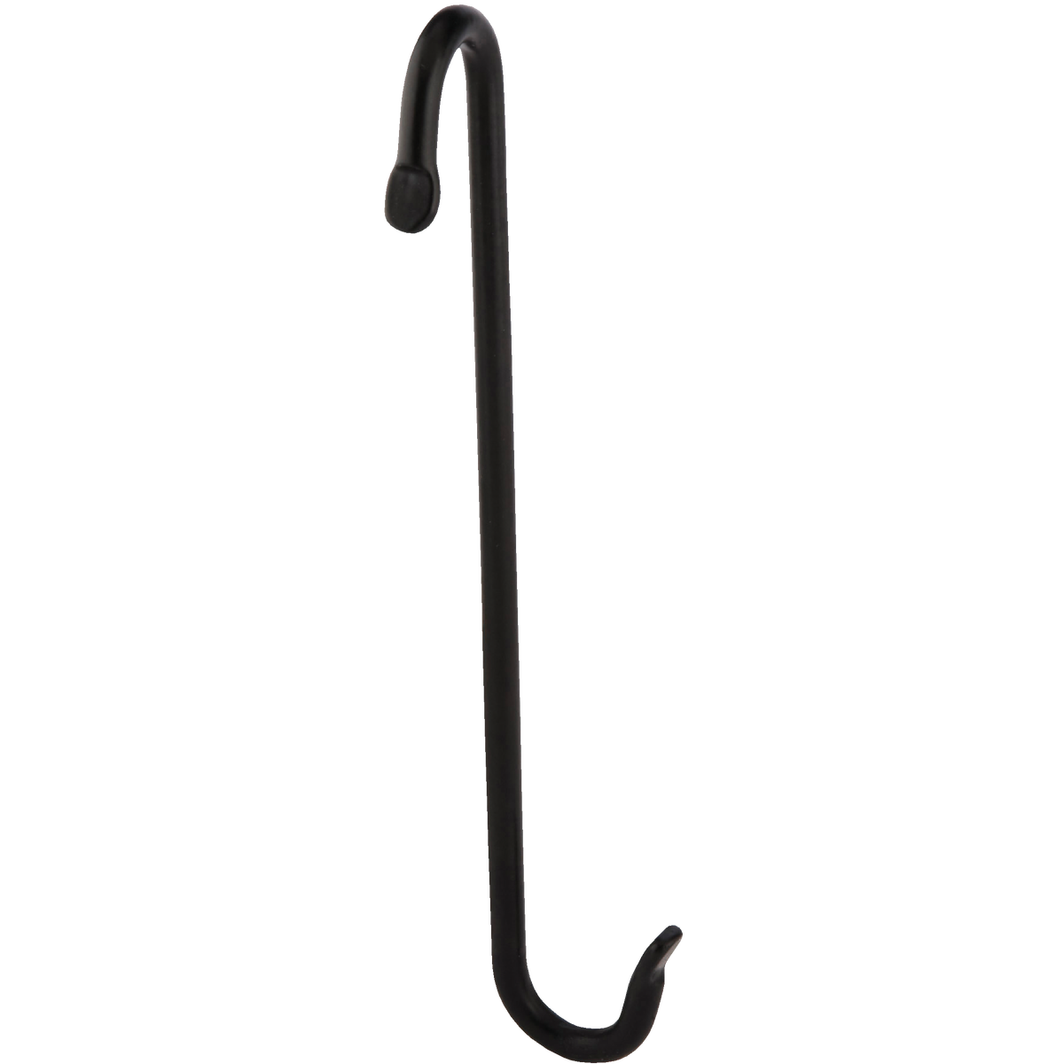 Panacea 8 In. Black Powder-Coated Wrought Iron S-Hook Plant Hanger Image 1