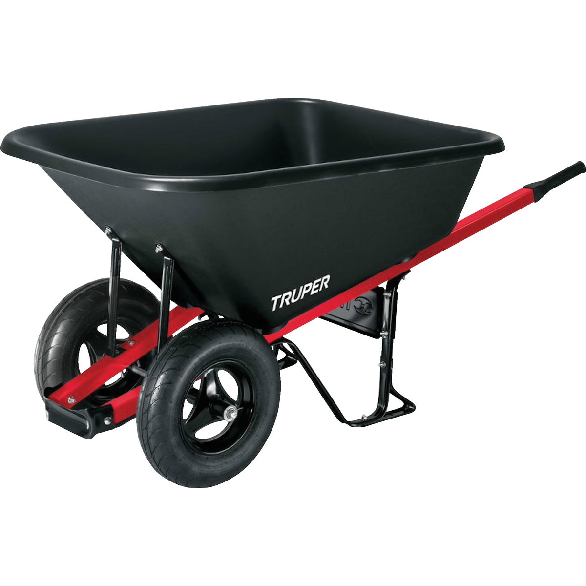 Truper 8 Cu. Ft. Poly Wheelbarrow