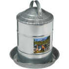 Farm-Tuff 2 Gal. Galvanized Poultry Fountain Image 1