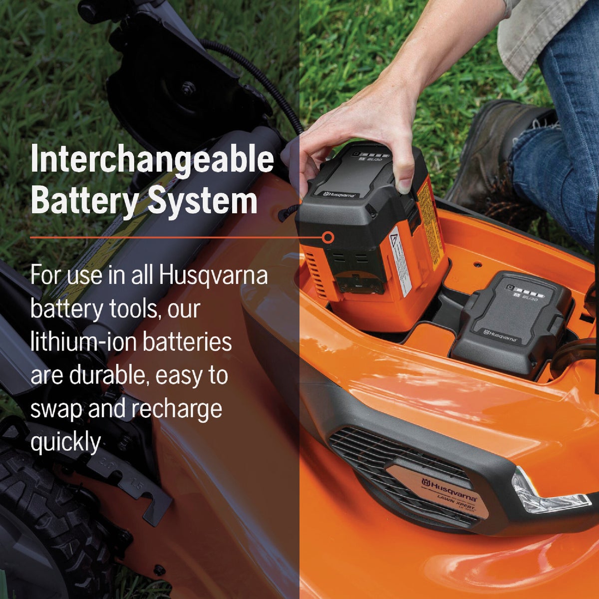 Husqvarna LE-322 Lawn Xpert Battery Mower Kit Image 10