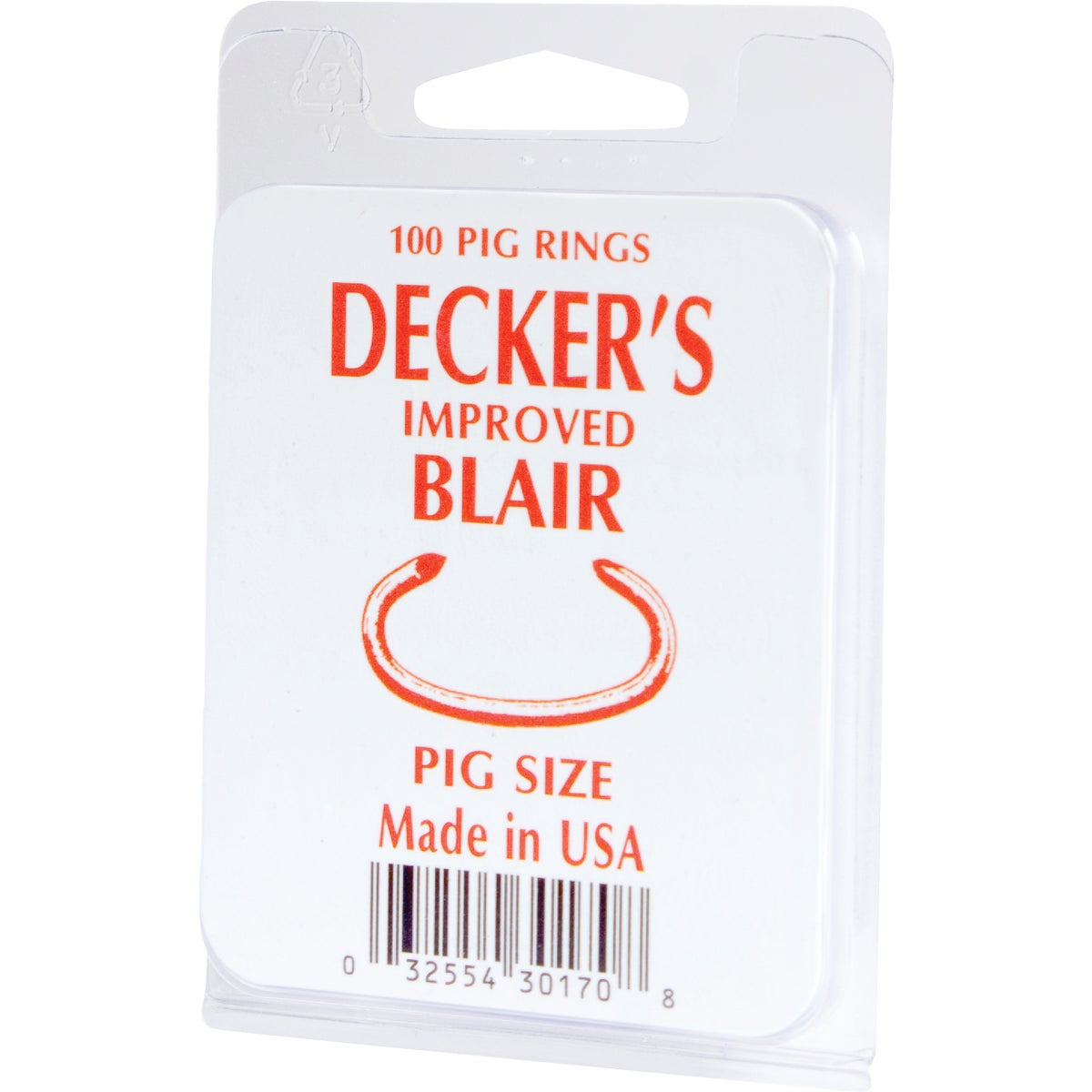 Decker Blair Steel Pig Ring (100-Pack)