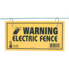 Dare Plastic Sign Warning Electric Fence Image 1
