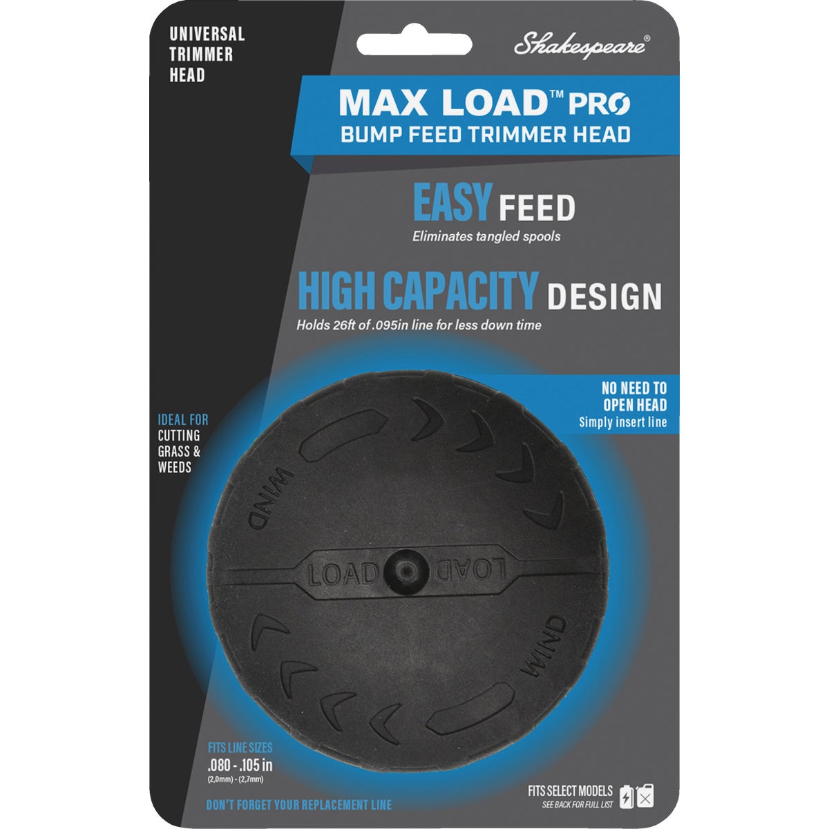 Shakespeare Max Load Pro Bump Feed Replacement Trimmer Head Image 3