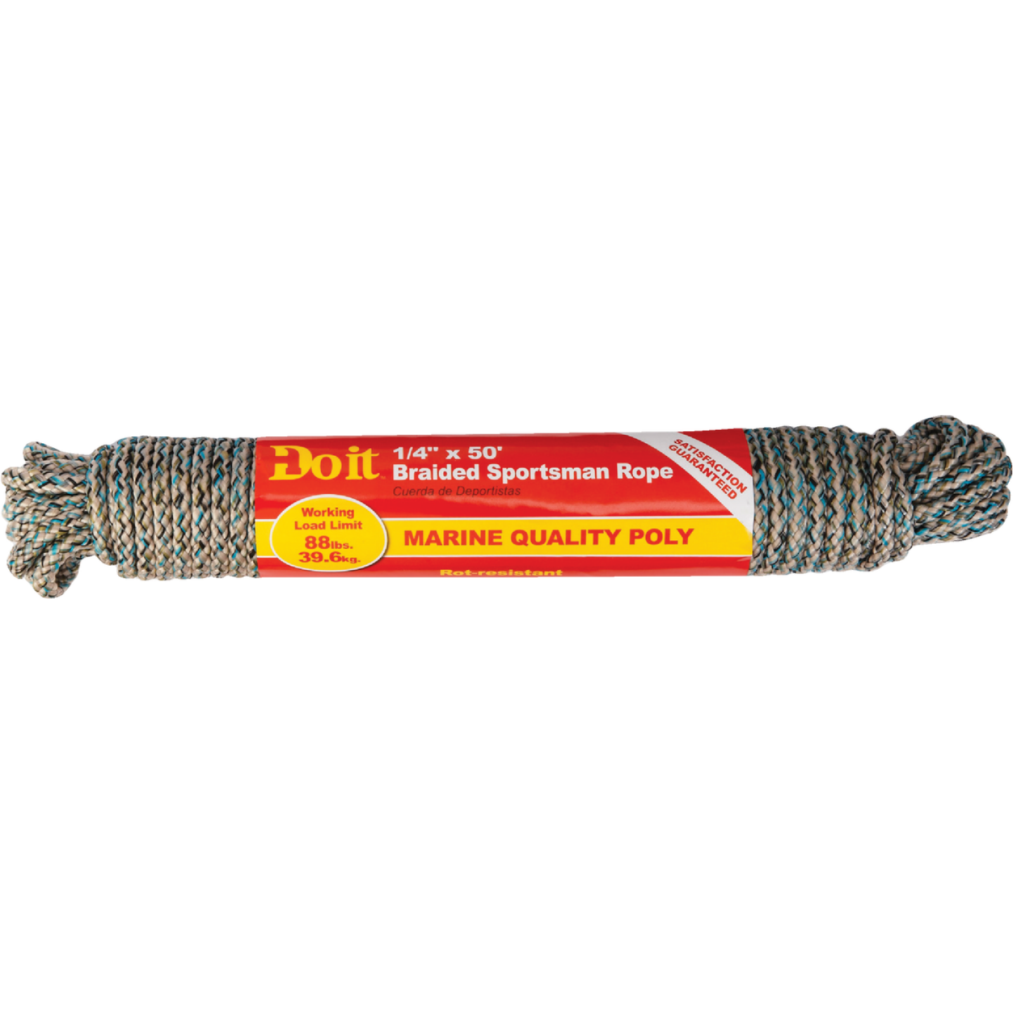 Do it Best 1/4 In. x 50 Ft. Camouflage Braided Sportsman Polypropylene Packaged Rope Image 2