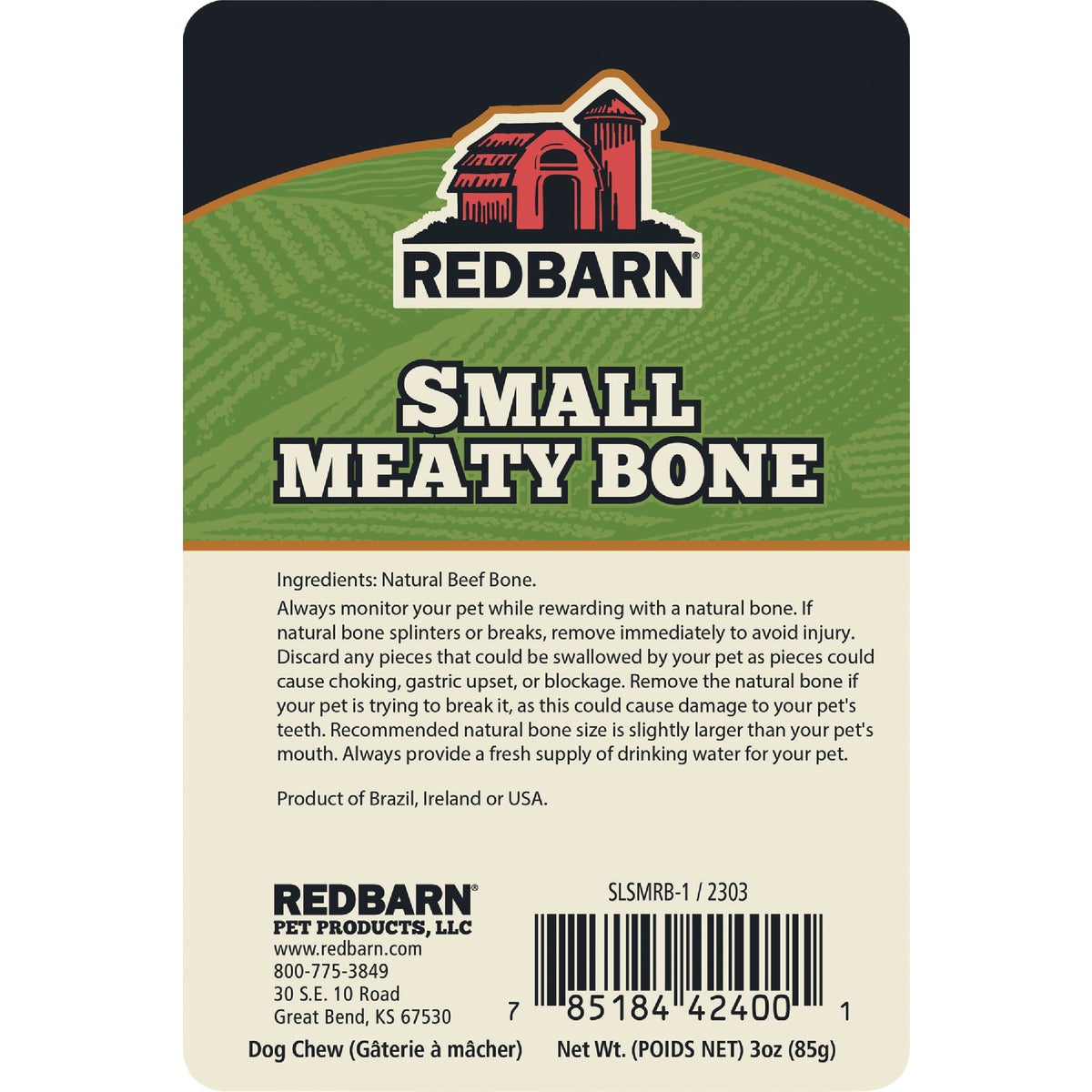 Redbarn Small Meaty Bone Dog Treat Image 3