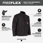 Milwaukee FREEFLEX Men's Medium Black Insulated Jacket Image 2