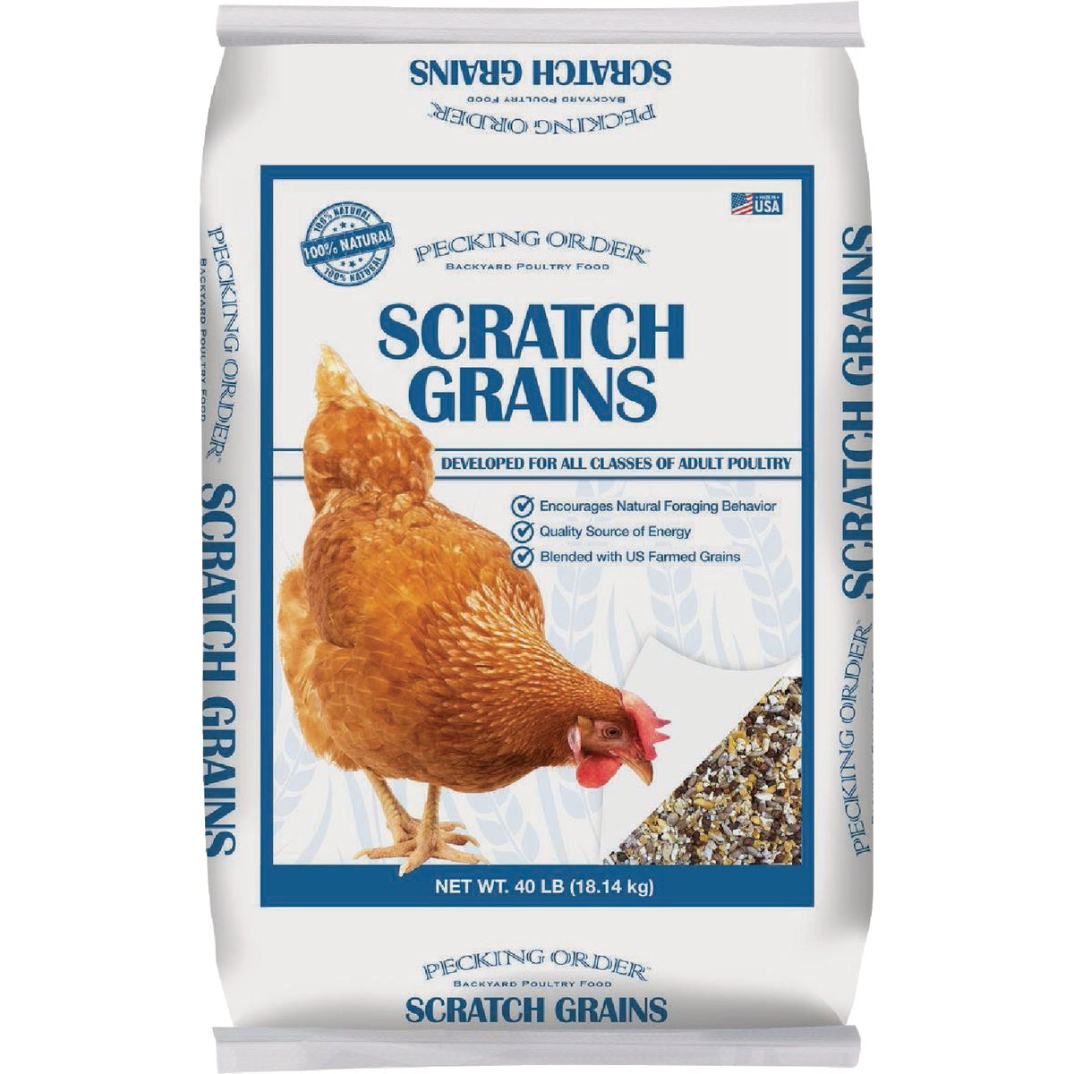 Pecking Order 40 Lb. Scratch Grains