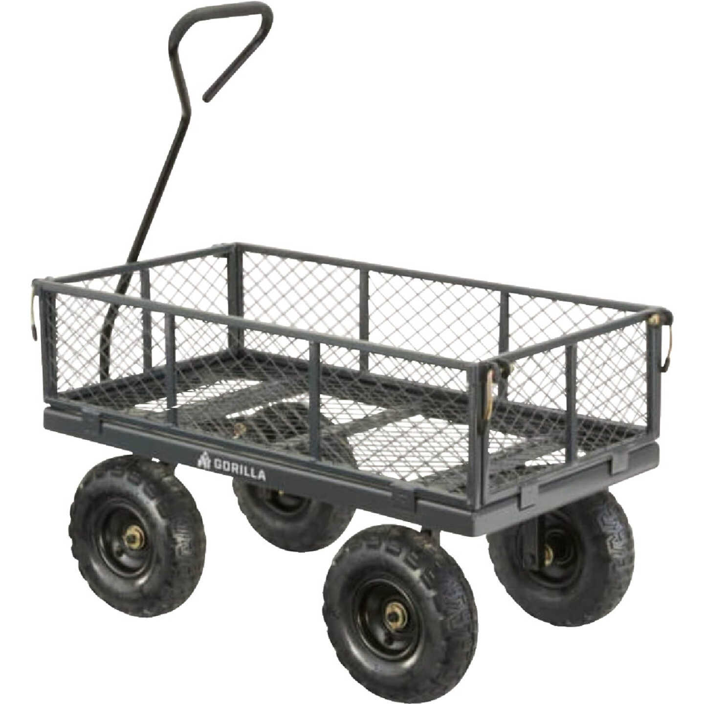 Gorilla Carts 3 Cu. Ft. 600 Lb. Steel Utility Garden Cart Image 2