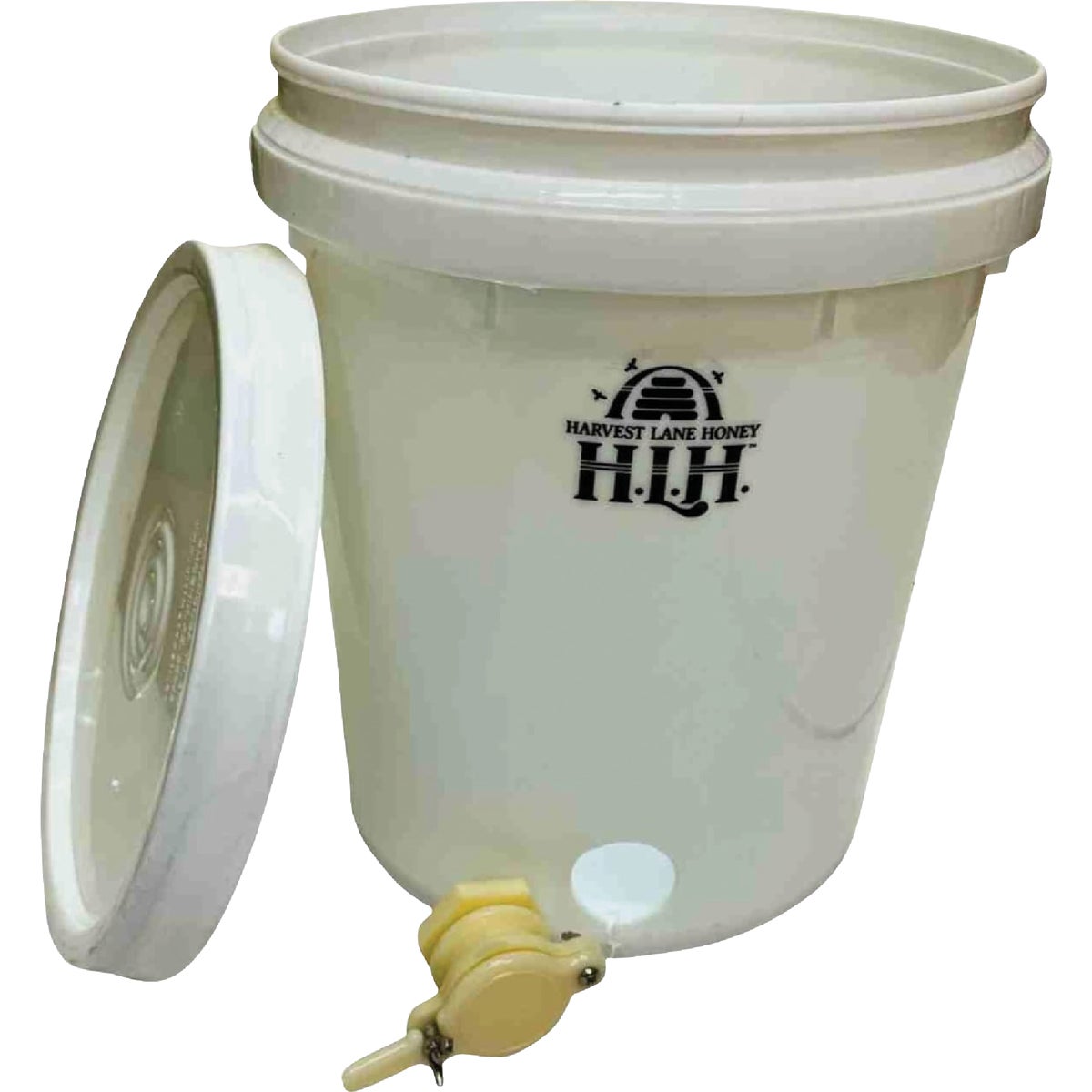 Harvest Lane Honey 5 Gal Plastic Honey Bucket with Gate Image 5