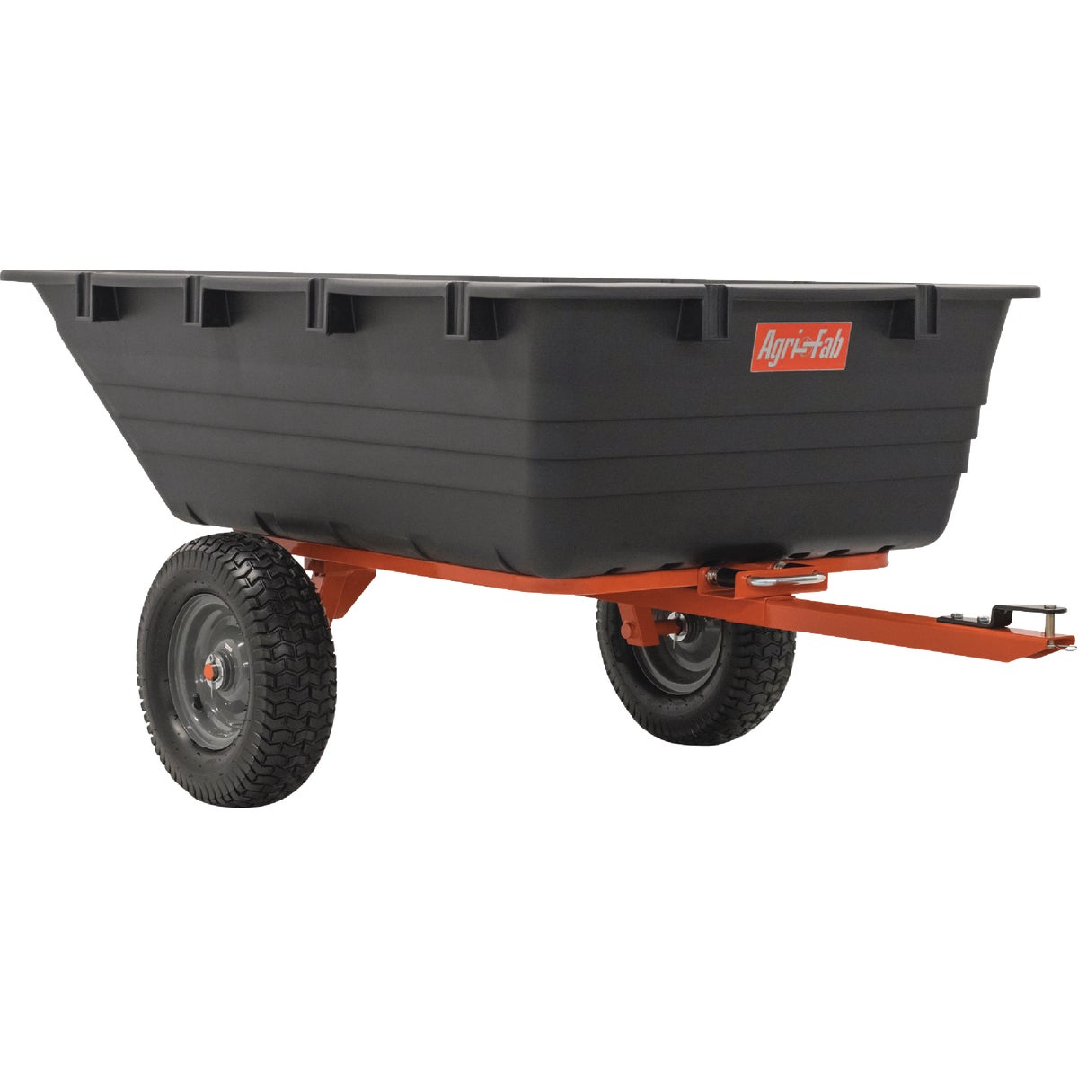 Agri-Fab 18 Cu ft. 1,000 Lb. Poly Swivel Steel Tow-Behind Dump Cart