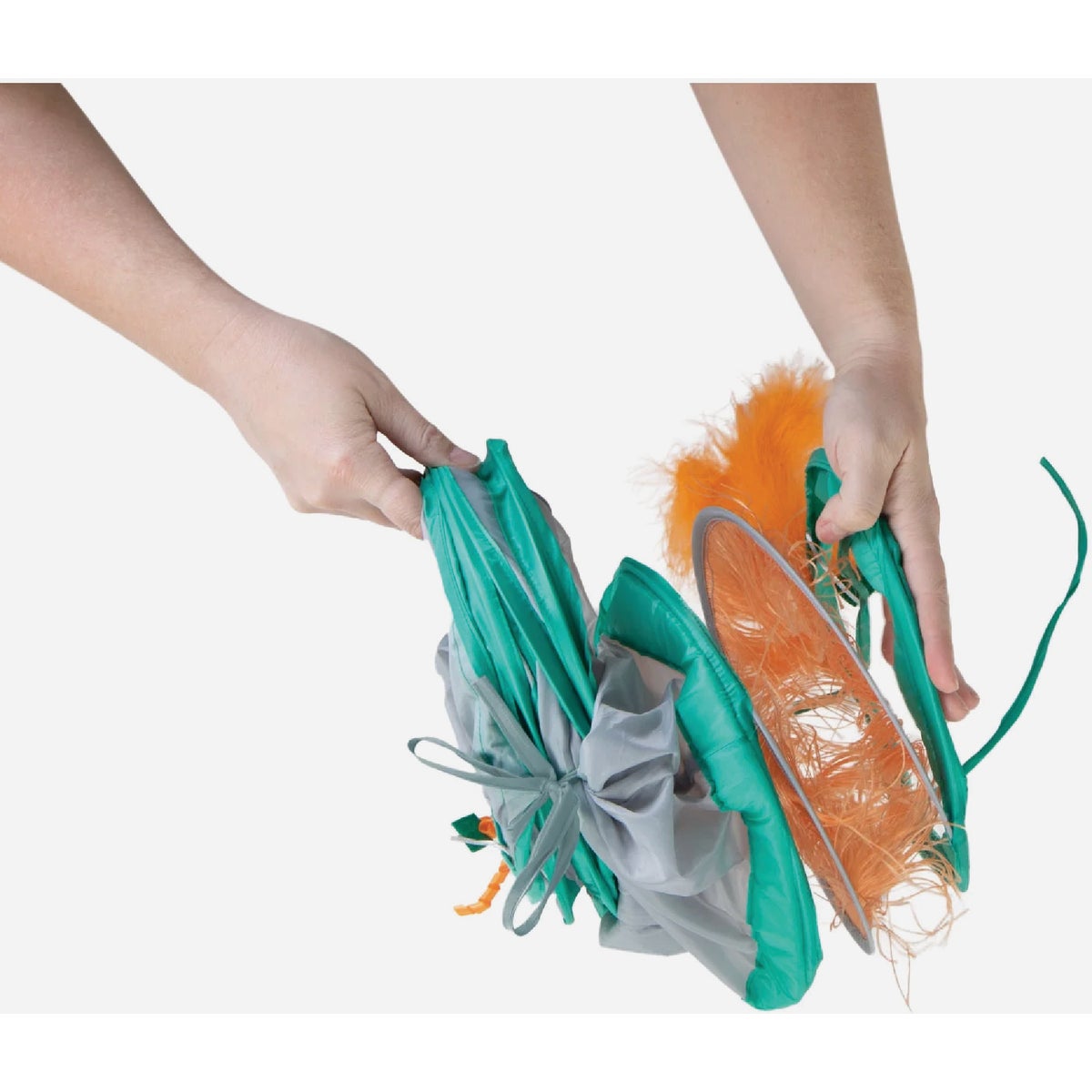 SmartyKat Fringe Frenzy Triple Tunnel  Activity Cat Toy Image 5