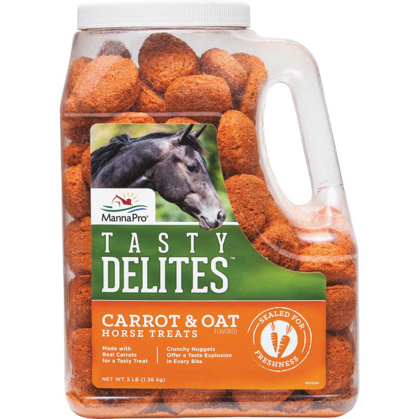 Manna Pro Tasty Delites 4 Lb. Carrot Flavored Horse Treat Image 1