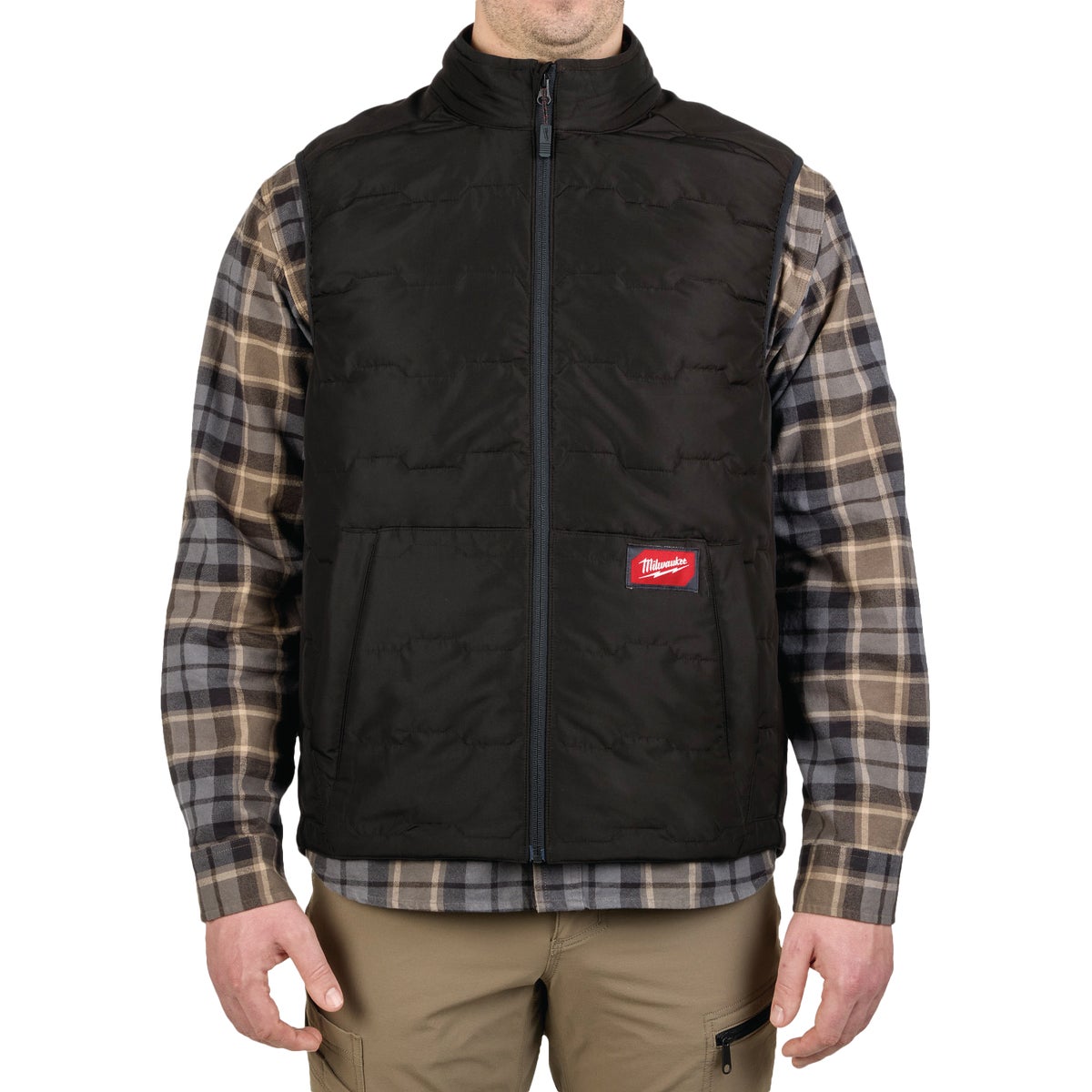 Milwaukee FREEFLEX Men's Large Black Lightweight Insulated Vest