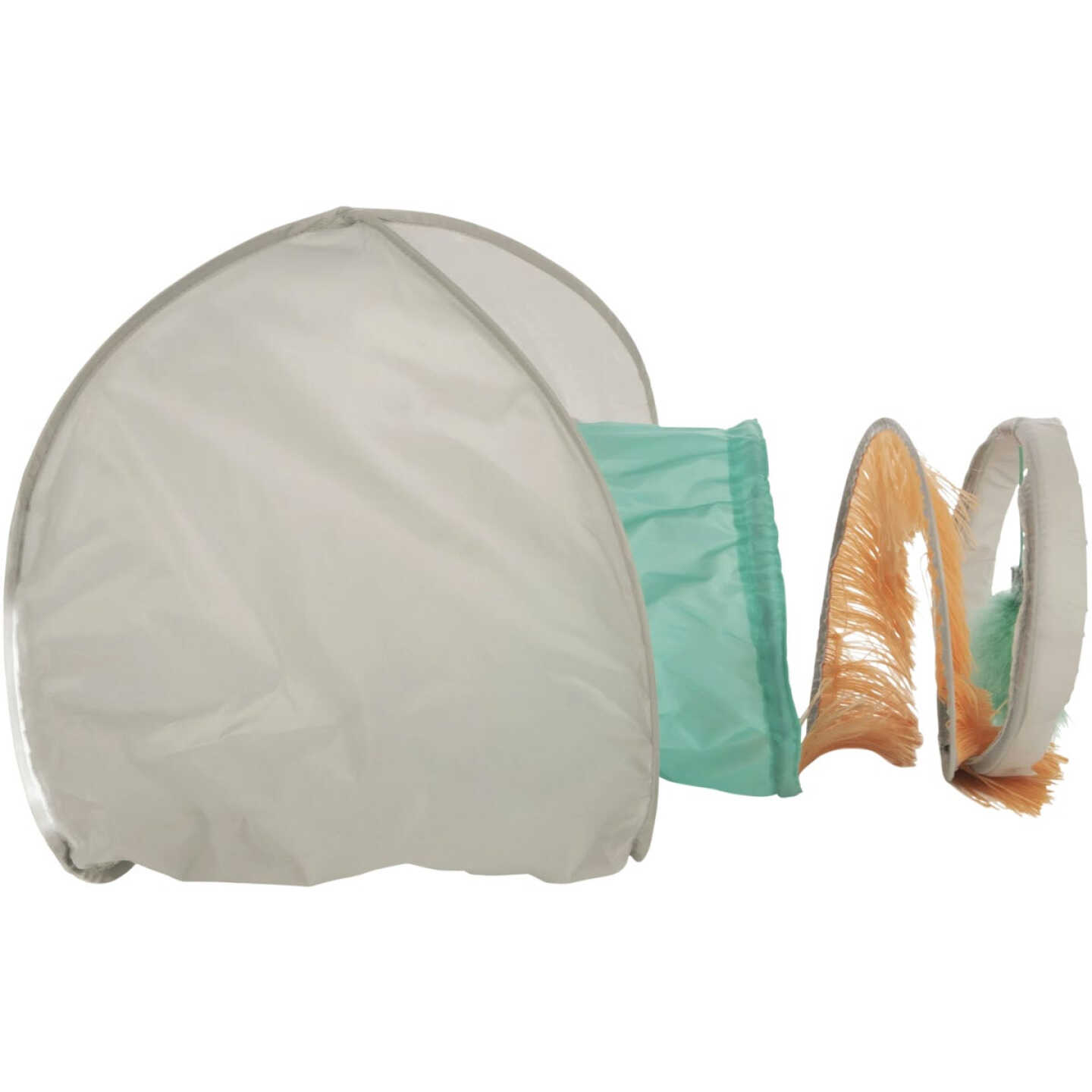 SmartyKat Fringe Frenzy Cat Hideout Tunnel Image 5