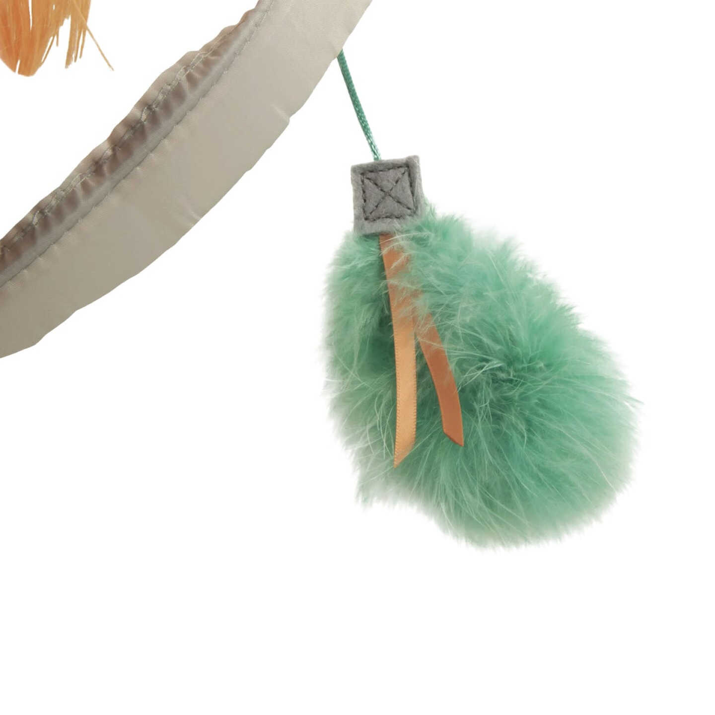 SmartyKat Fringe Frenzy Cat Hideout Tunnel Image 4