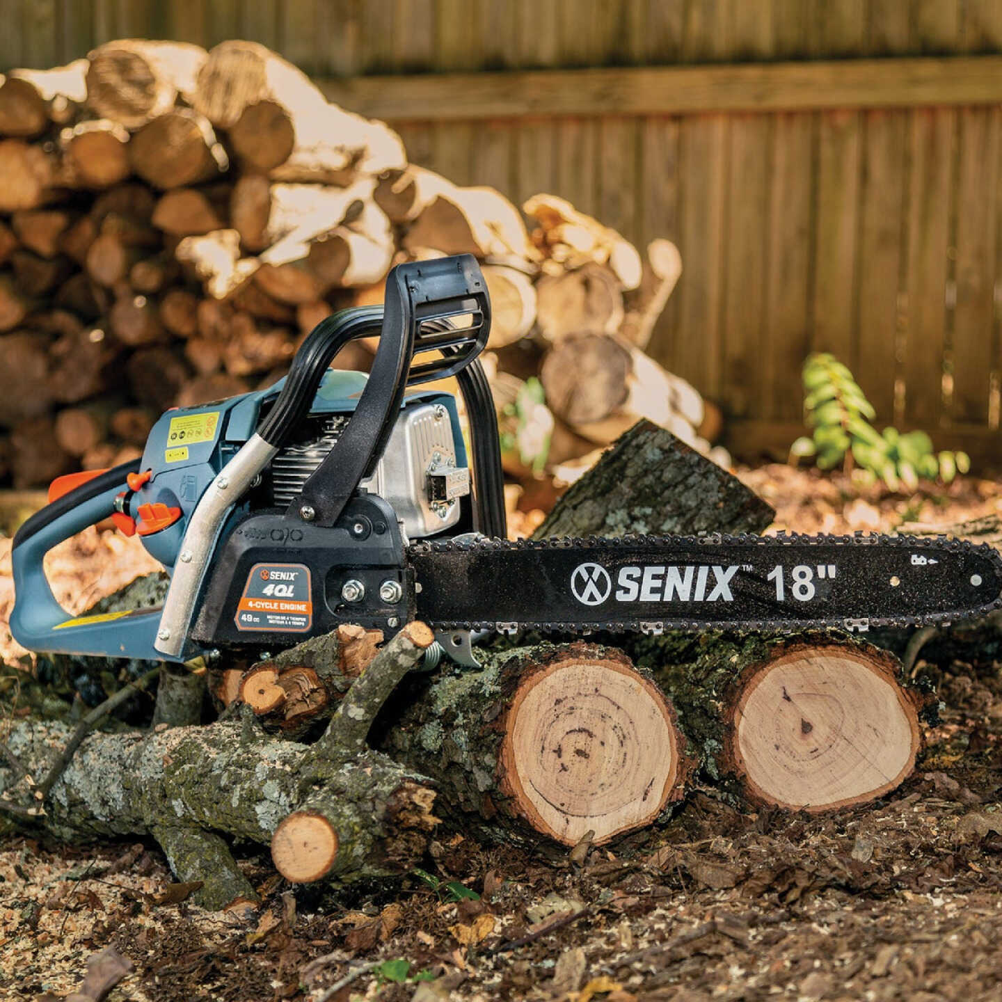 Senix 4QL 18 In. 49cc Gas Powered Chainsaw Image 5