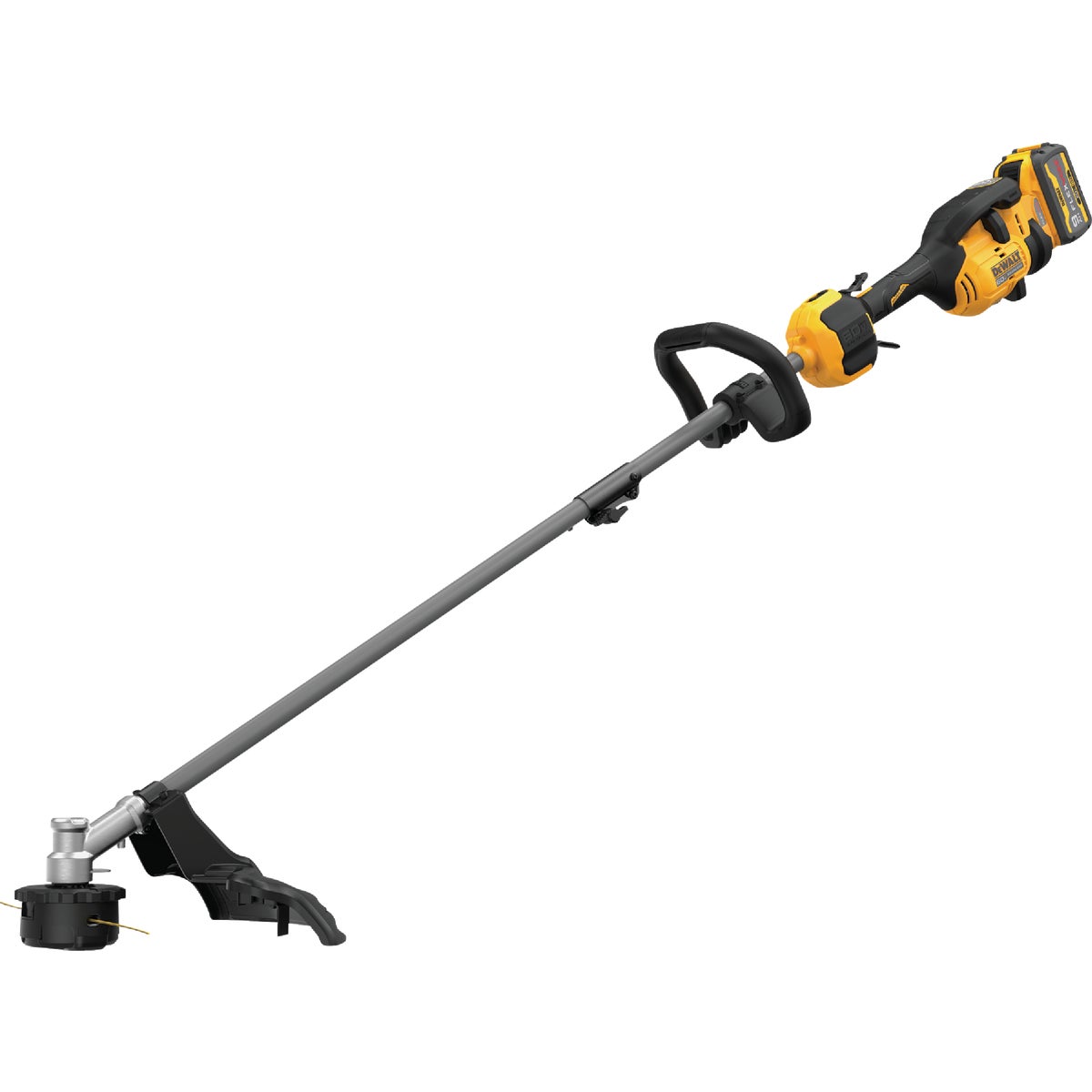 DEWALT FLEXVOLT 60V MAX Brushless Attachment Capable Cordless String Trimmer Kit with FLEXVOLT 3.0 Ah Battery & Charger