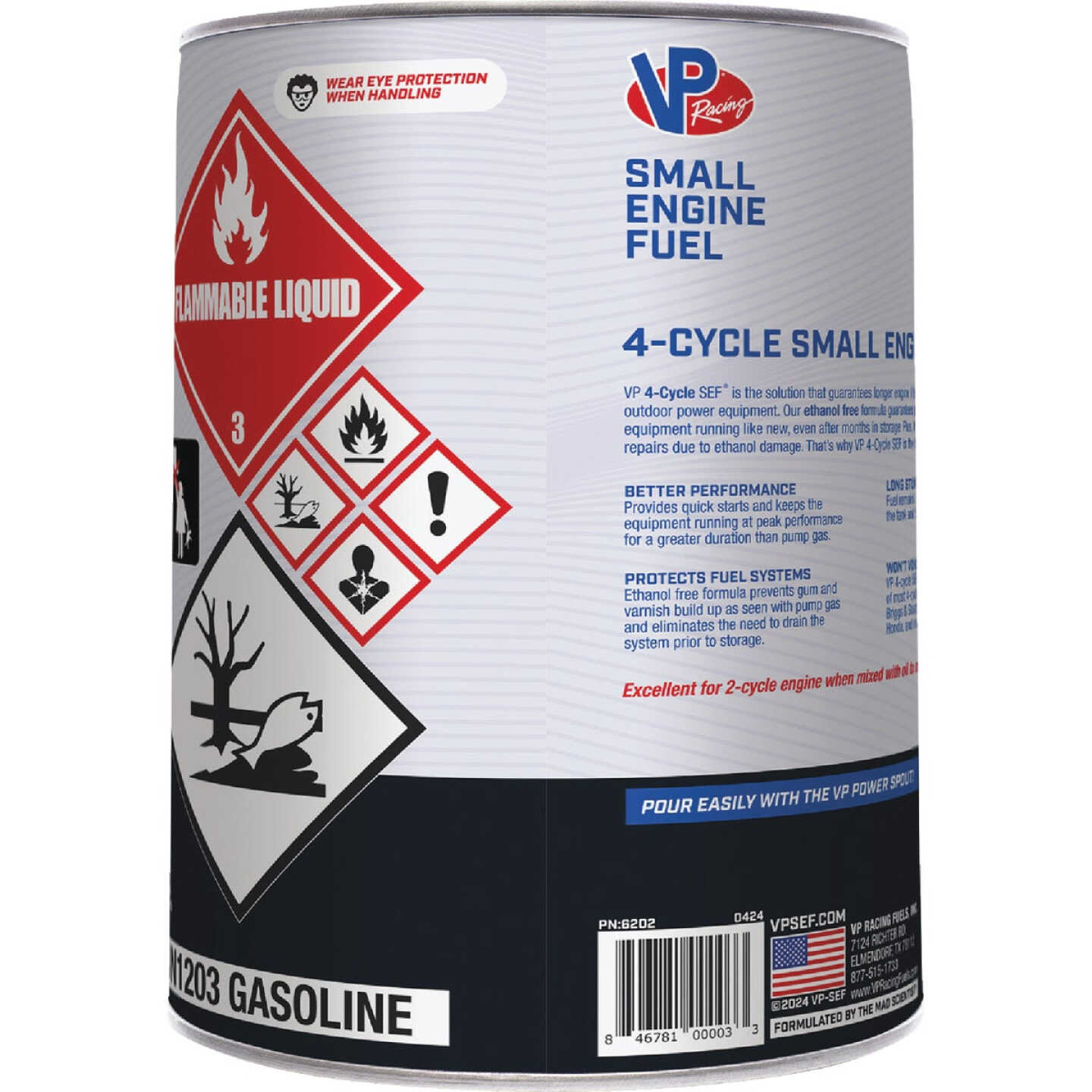 VP Racing Fuels 5 Gal. Ethanol-Free 4-Cycle Fuel Image 4