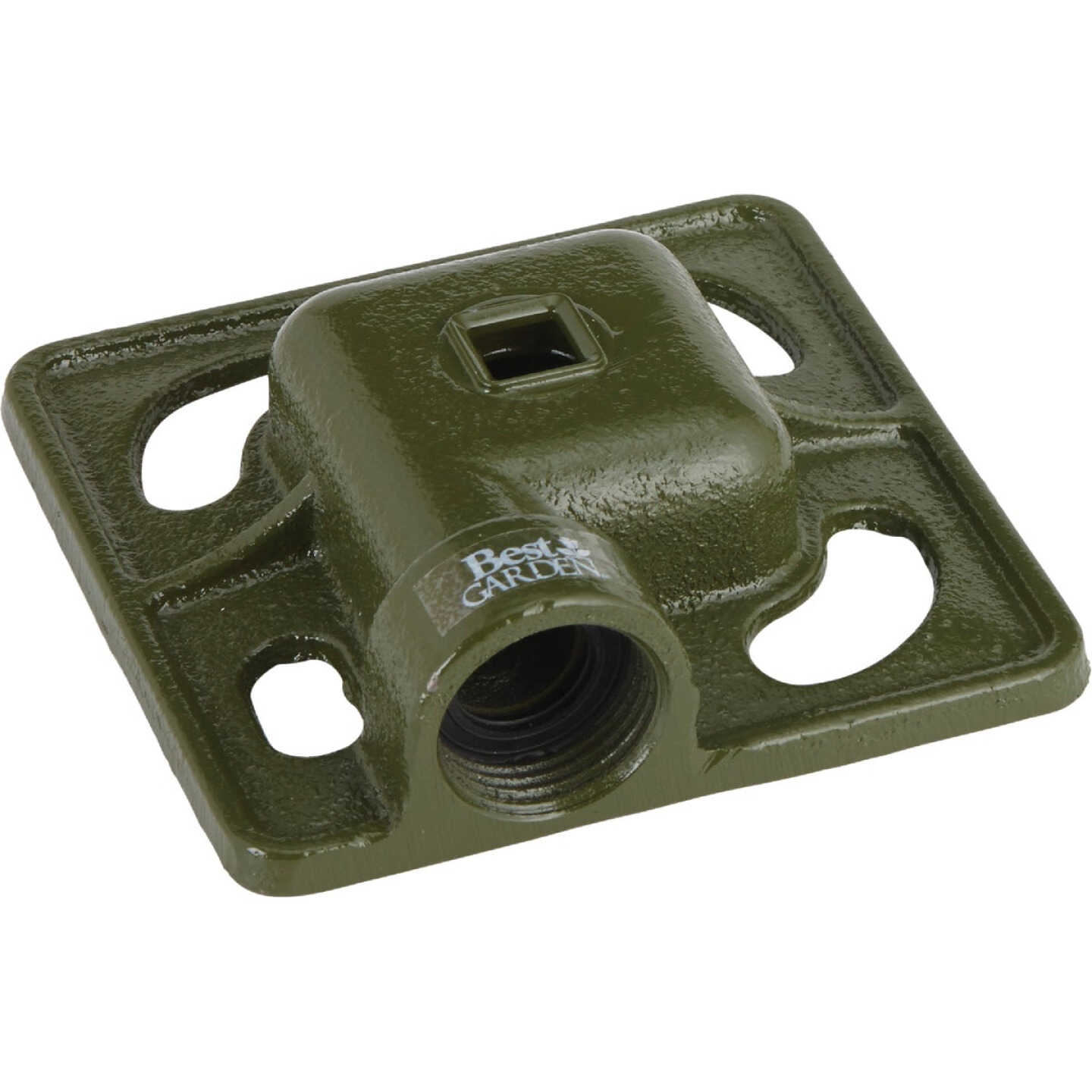 Best Garden Metal 30 Ft. Dia. Square Stationary Sprinkler, Green Image 1