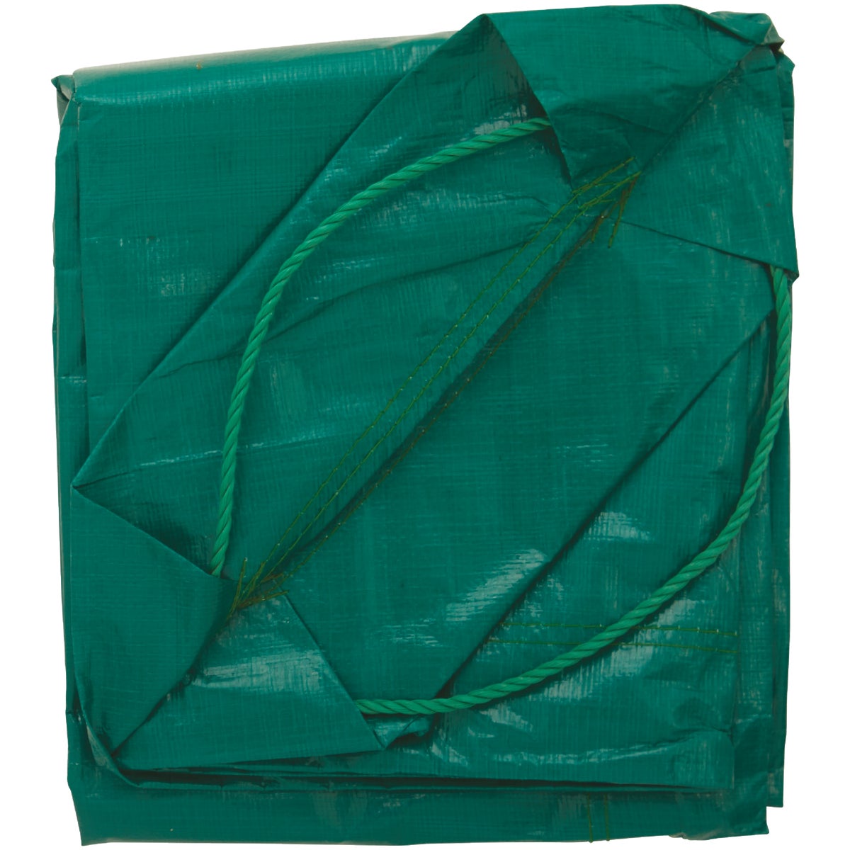 Do it Best  6 Ft. x 6 Ft. Poly Fabric Green Lawn Cleanup Tarp Image 7