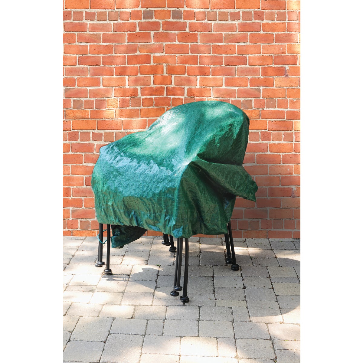 Do it Best  6 Ft. x 6 Ft. Poly Fabric Green Lawn Cleanup Tarp Image 6