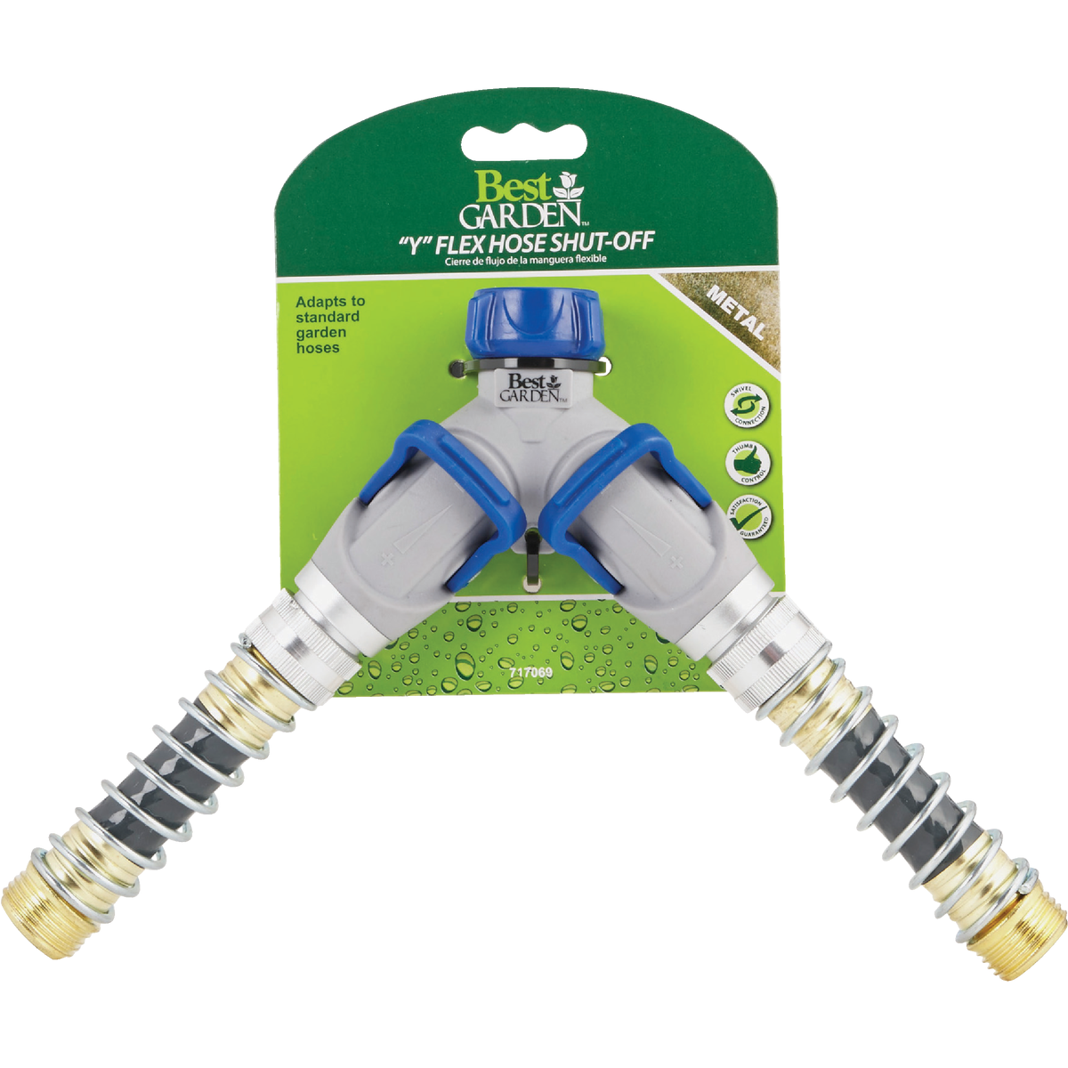 Best Garden Plastic Flexible Y-Hose Shutoff Image 2