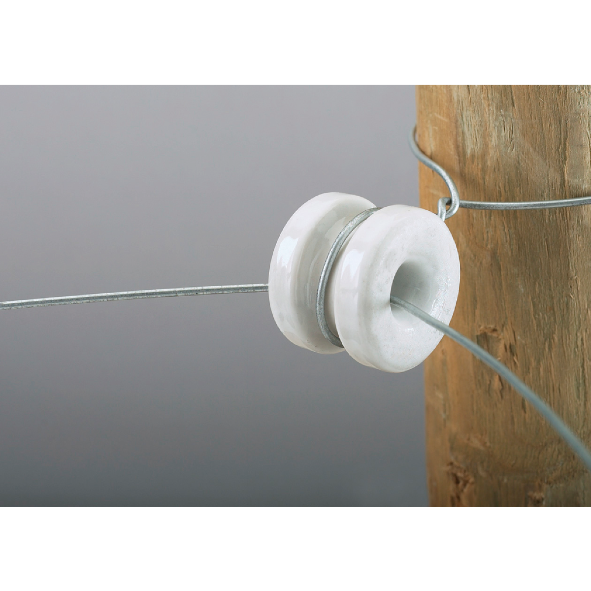 Dare Donut White Porcelain Electric Fence Insulator (10-Pack) Image 1