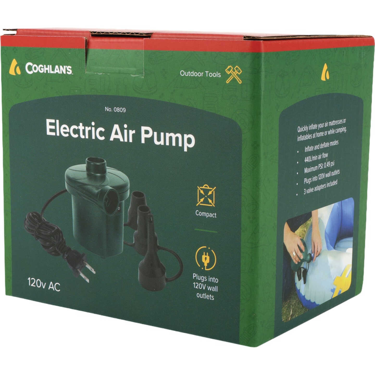 Coghlans 110/120V Electric Air Pump Image 1