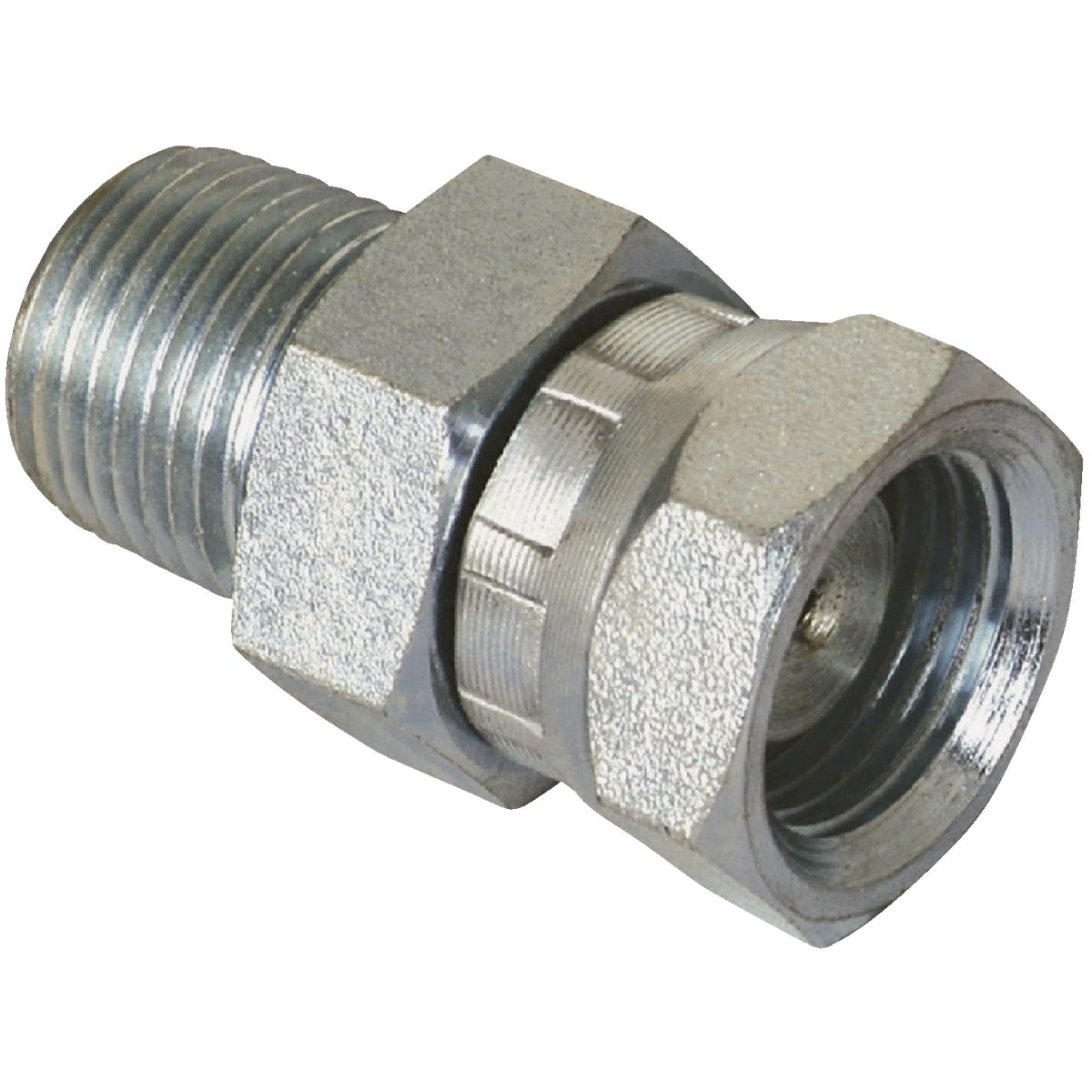 Apache 3/4 In. Male Pipe x 3/4 In. Female Pipe Swivel Hydraulic Hose Adapter