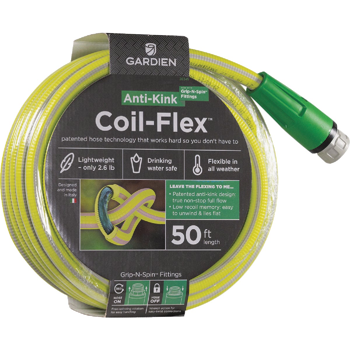 Gardien Coil-Flex Anti-Kink Garden Hose Image 1