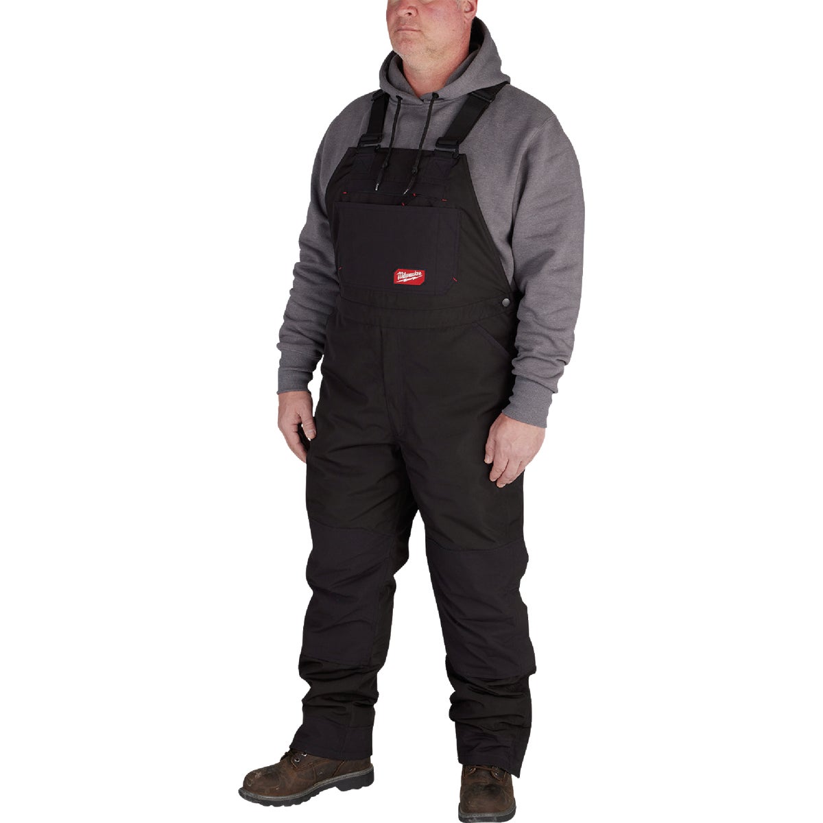 Milwaukee FREEFLEX Men's Medium Black Insulated Bib Overalls