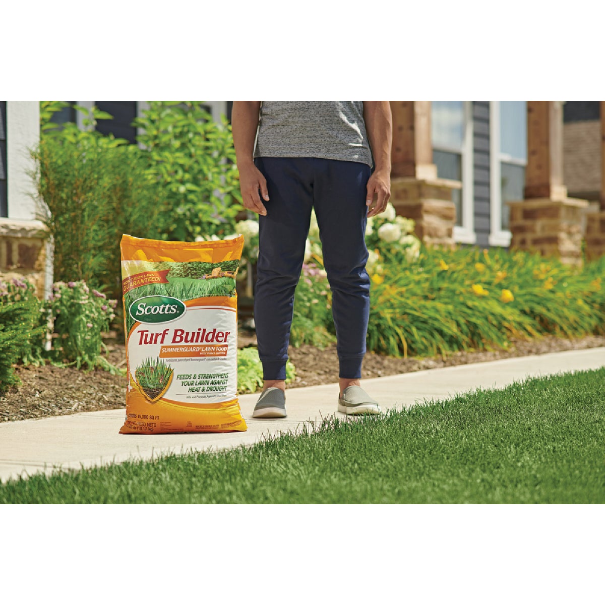 Scotts Turf Builder SummerGuard 40.05 Lb. 15,000 Sq. Ft. Lawn Food with Insect Control Image 2