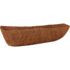 Best Garden 24 In. W. x 7.8 In. L. x 6.5 In. D. Coconut Fiber Trough Plant Liner Image 1