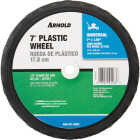 Arnold 7 In. Diamond Tread Offset Hub Wheel Image 2